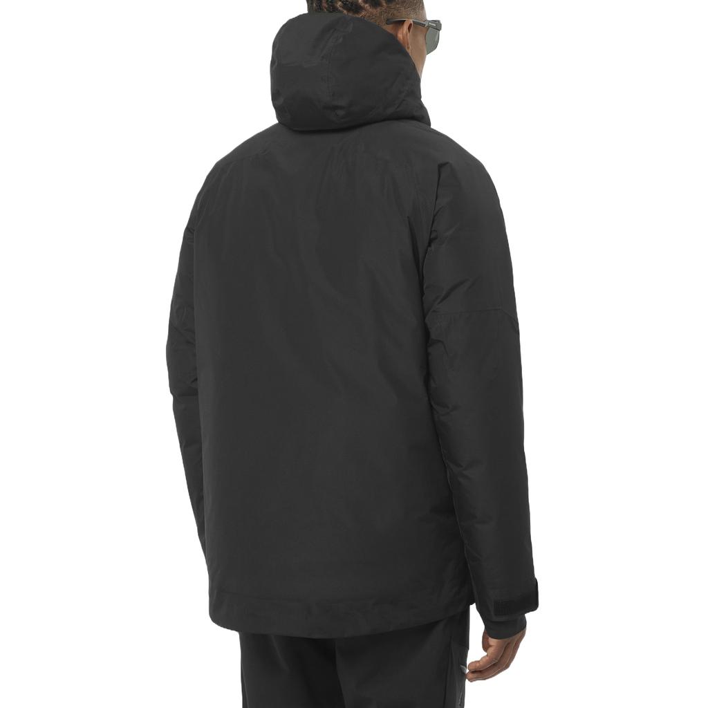 Salomon Gore-Tex Patroller Down Solid Color Hooded Premium Daily Warm Waterproof Breathable Down Jacket Men Jacket C26423