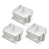 Rotating Makeup Sponge Holder, Breathable Organizer and Storage Box for Bathroom Vanity White 1