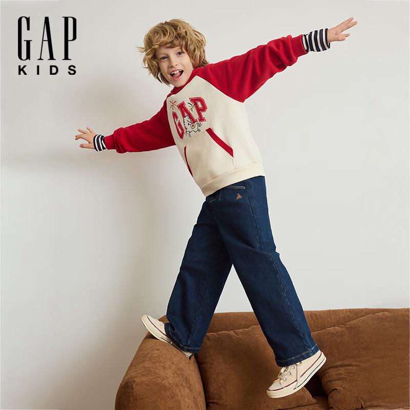 Gap Boys' Logo Fleece Pullover Hoodie