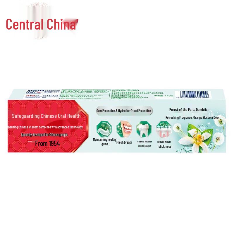 Zhonghua Huaqinghu Orange Blossom Dandelion Toothpaste