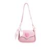 2025 Fashion Versatile Heart Patchwork Crossbody Bag - Summer Square Shoulder Style