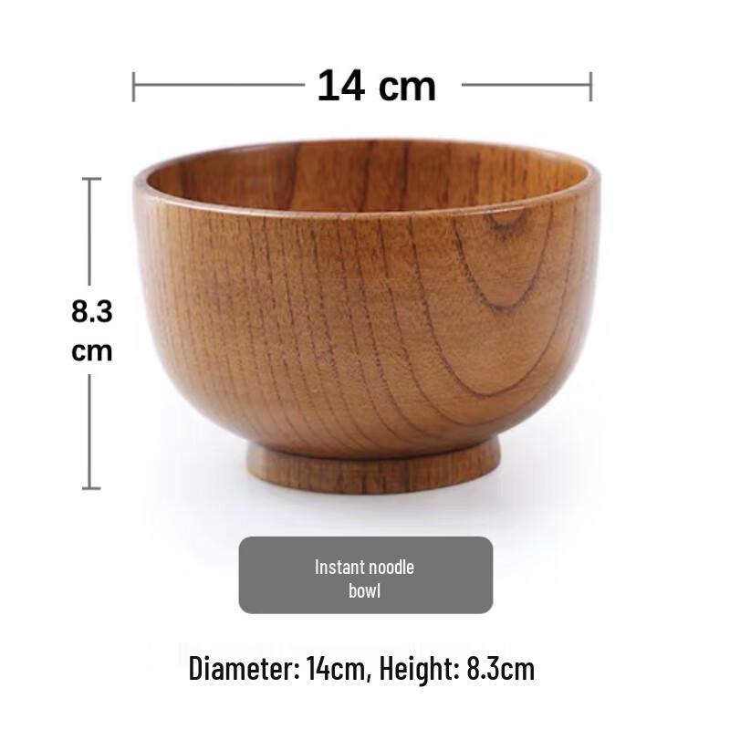 ZISIZ Wooden Dining Bowl