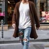 Pánsky sveter kardigán jednofarebný s dlhým rukávom odolný proti chladu pletenina jeseň zima voľný stredne dlhý sveter kabát streetwear