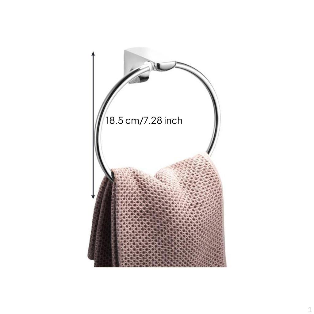 Bathroom Towel Rack Set, Stainless Steel, Wall Mounted, Storage, Waterproof Silver Bath