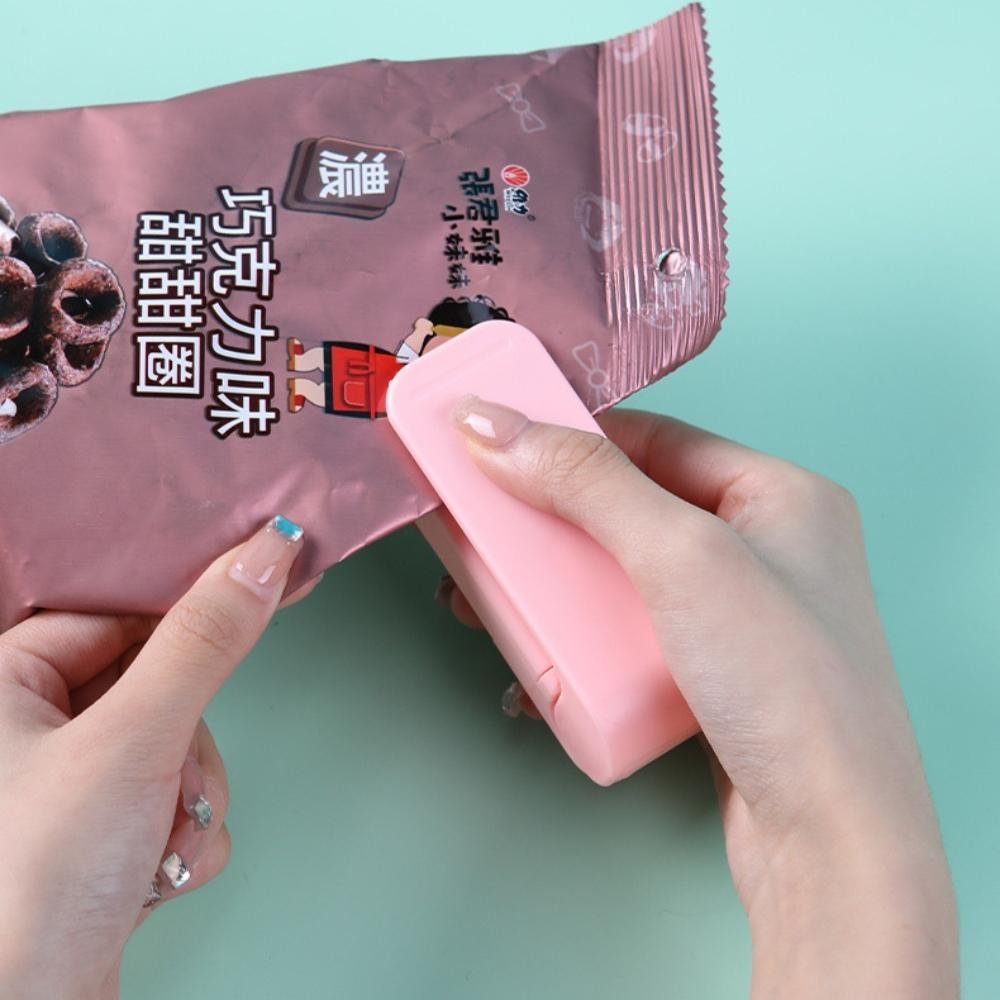 Mini Hea Bag Seal Machine Package Sealer Bags Thermal Plastic Food Bag