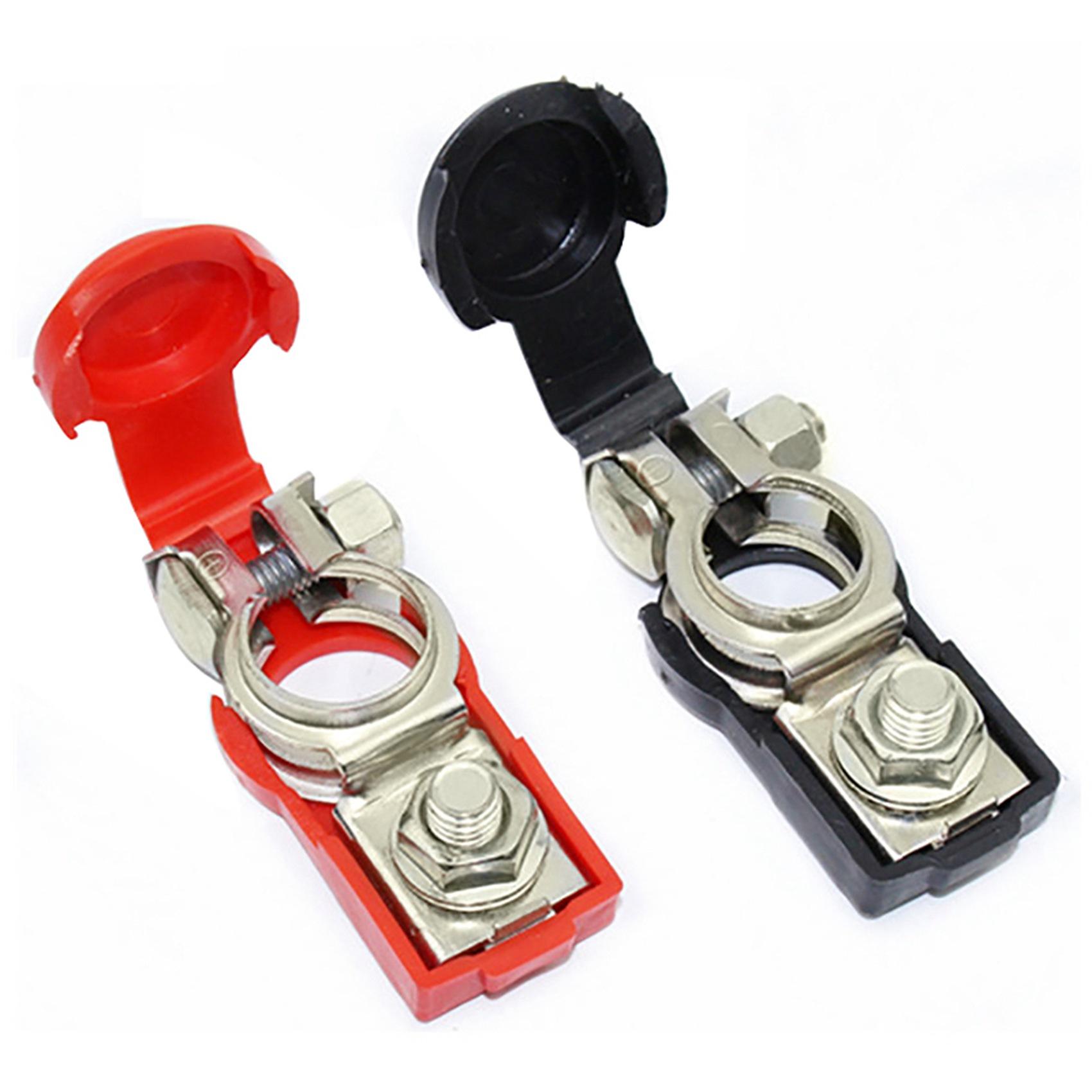 2 Pair Battery Terminal Heavy Duty Car Vehicle Quick Connector Cable Clamp Clip NONE