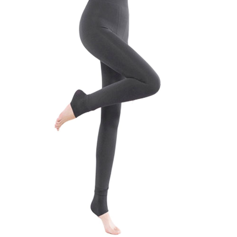 

Indoor Thermal Socks for JK Solid Color Plush Step on Foot Pants Thermal Leggings Nylon Women Socks серый