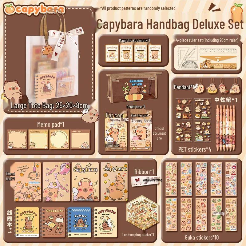 

Набор канцелярских товаров «Капибара»: Детский подарок на день рождения, Сувенир для вечеринки, Приз для ученика, Подарок на 1 июня для детского сада