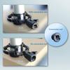 Shock Mount Holder Studio Recording Bracket For Large Mic Clip Black