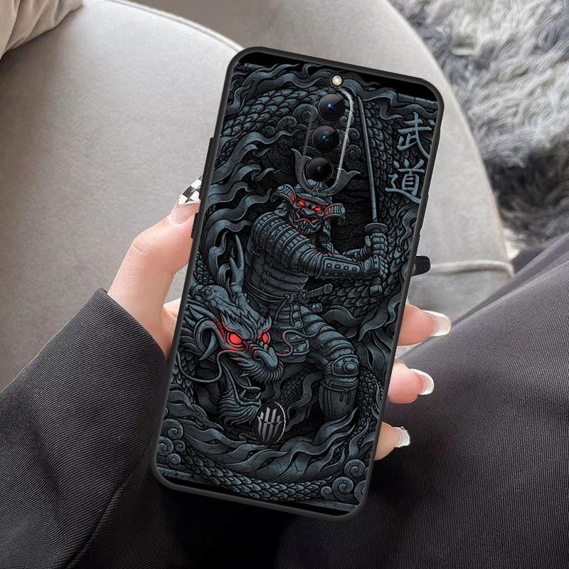 Anime Japanese Samurai Case For ZTE Nubia Red Magic 10S 10 Air 8 8S 9 9S 11 Pro Plus 5G 6R 7 6 7S 6S Pro Back Cover