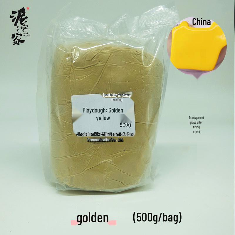 Bunte Kinder-Töpferton: Weiches, handgefertigtes Kaolin-Porzellan in einem Pfundbeutel. Perfekt für Studenten-Skulpturen.