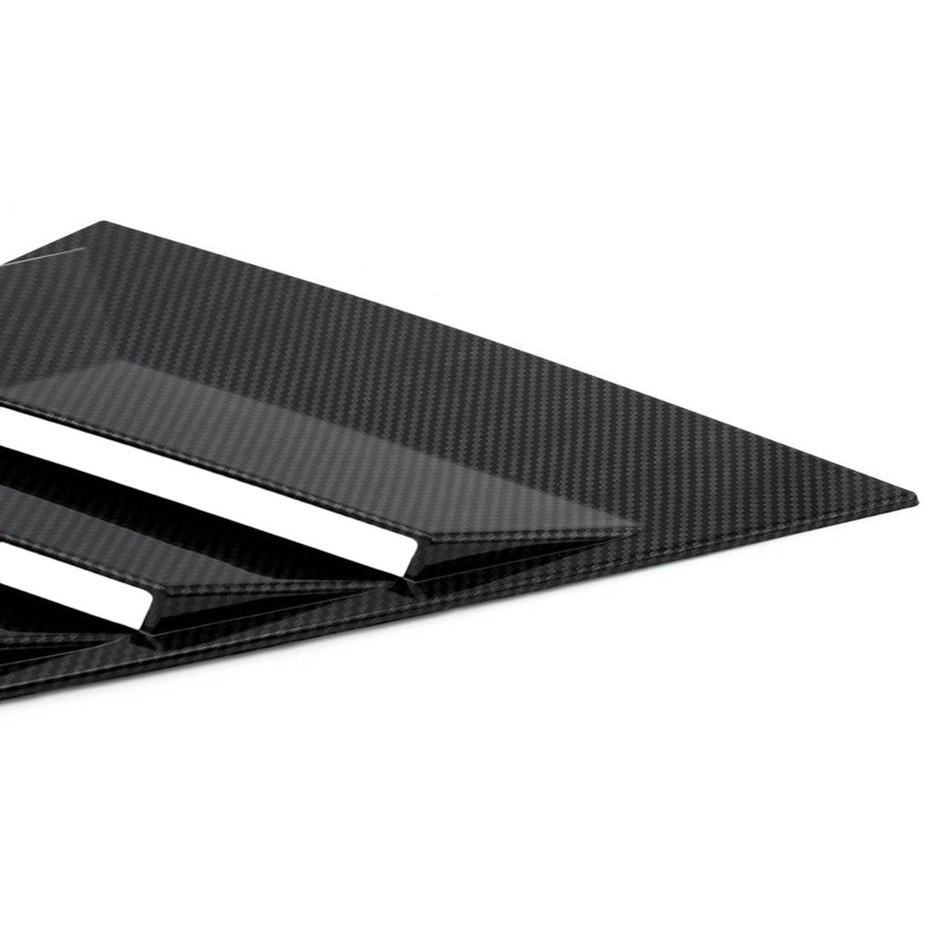 Rr Window Louve  Car Rr Window Blinds Side Tuyere Louve  Vent for    ST   MK3 Hatchback Carbon    