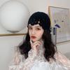 Panama Cap Hollow Flower Knitted Hat Ethnic Style Beanies Retro Crochet Bucket Hat  Autumn