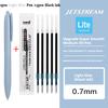 Новая шариковая ручка Uni Jetstream Легкое касание Чернила Противоскользящая Ультрагладкая Тихая Письмо Гелевые ручки Ограниченное качество Японские канцелярские принадлежности