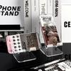 Acrylic Transparent Adjustable Phone Stand for Desktop