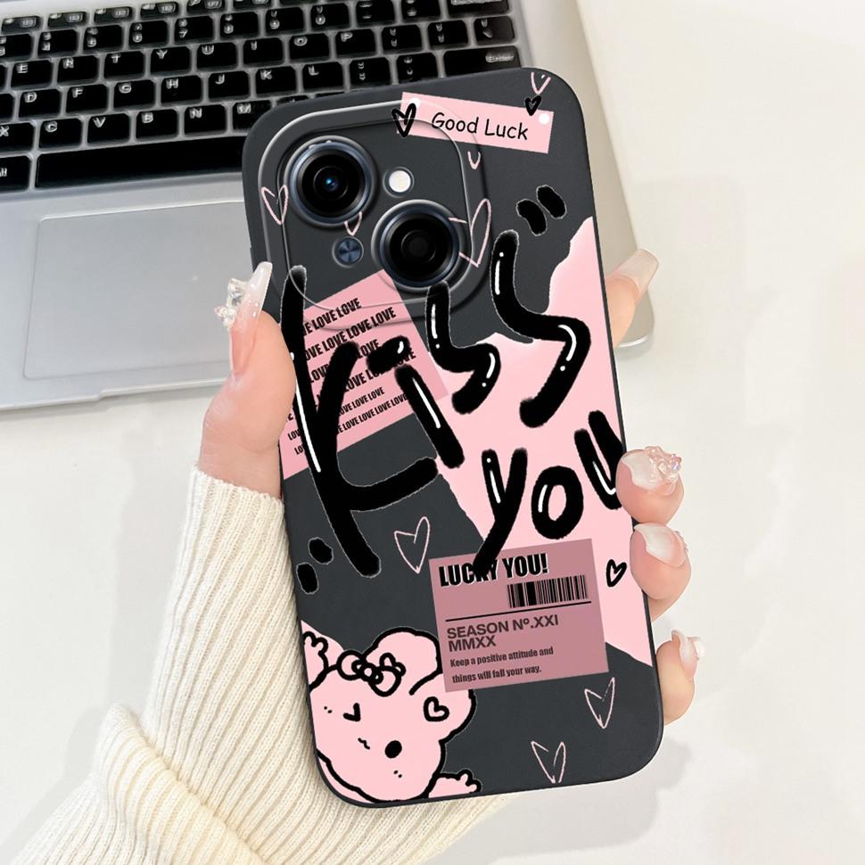 For Tecno Spark Go 1 Case 6.67" Beautiful Flower Painted Cover Soft Silicone Phone Case For Tecno SparkGo 1 Go1 Capa Coque
