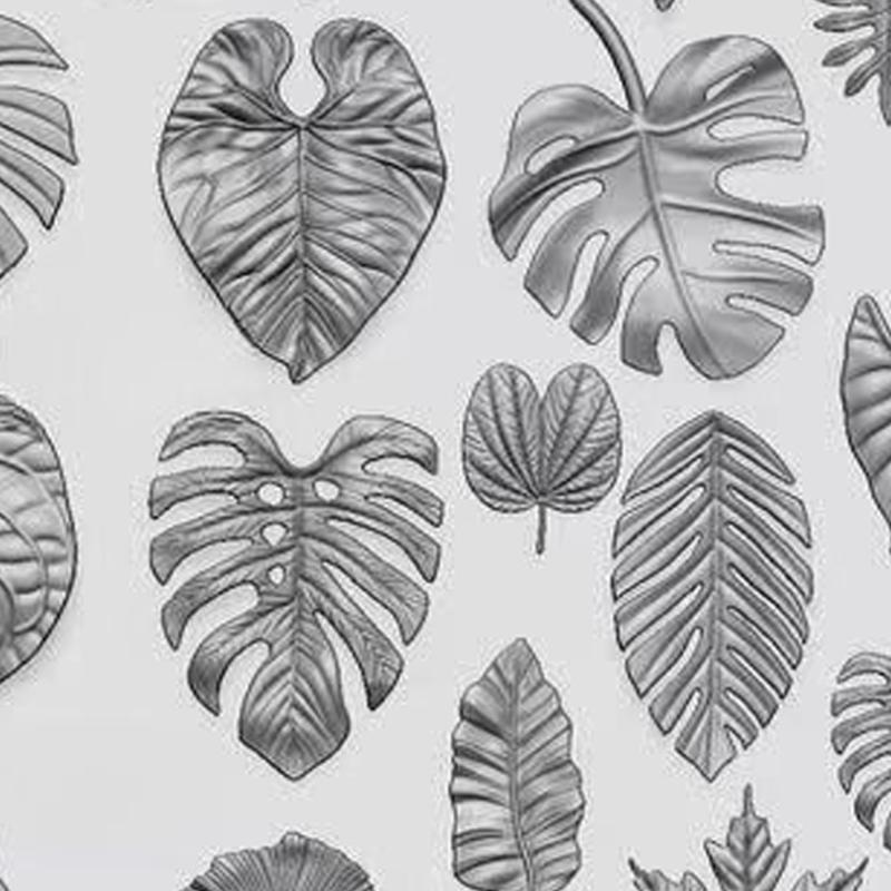 Flexible Nails Mold Leaf/Bird Shape Nails Art Template Moulds Silicone Texture Suitable for Beauticians and Art Learners