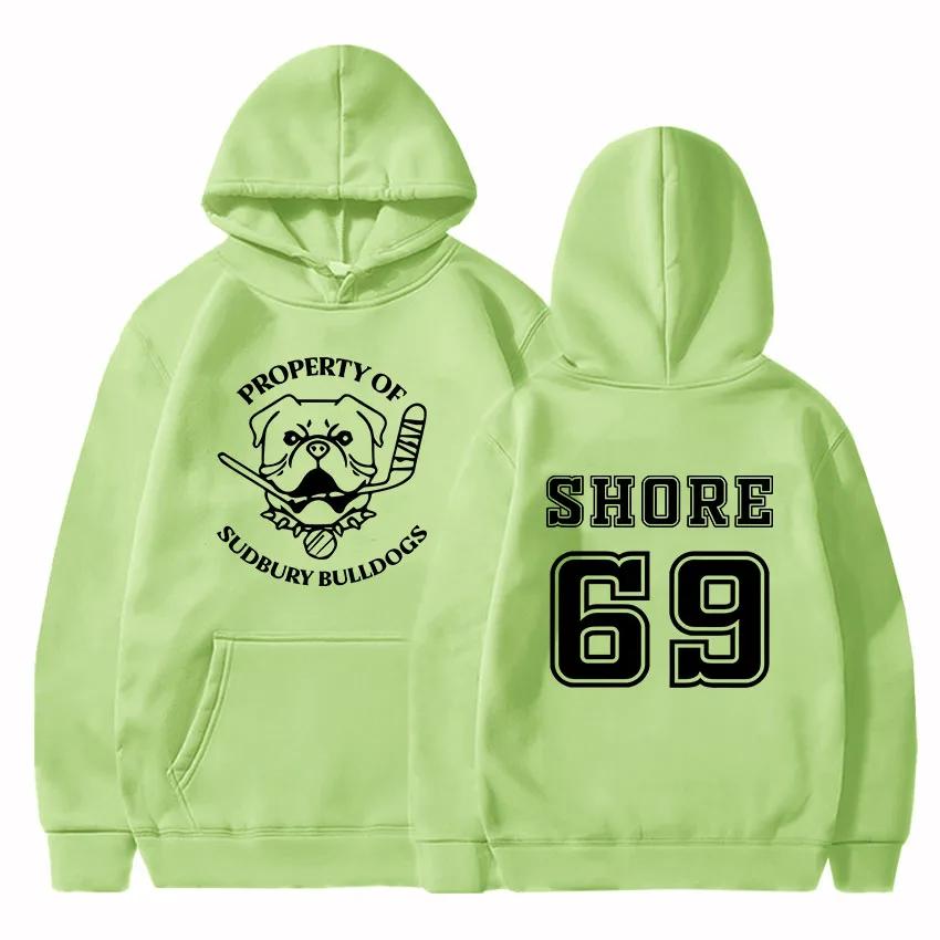

Women Clothes Shoresy 69 Sudbury Blueberry Bulldogs Graphic Sweatshirt Streetwear Hooded Pullovers Winter Long Sleeve Soft Hoodie XXXL