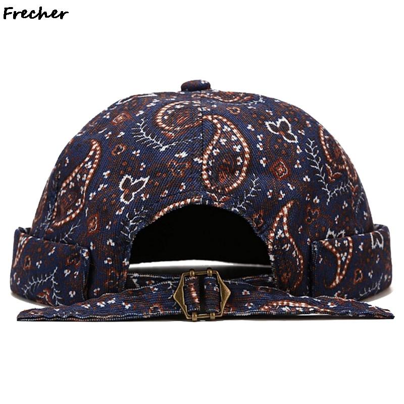 

Винтажная шляпа без полей 2021 года, шапки-бини, кепка докера, хлопковая регулируемая литературная кепка для моряков, женские шляпы в стиле хип-хоп синий