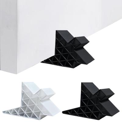 Window Door Stopper Non-Slip Windproof Anti-collision Heavy Duty Plastic Multi-Functional Windows Balcony Interior Doors Stop Wedge