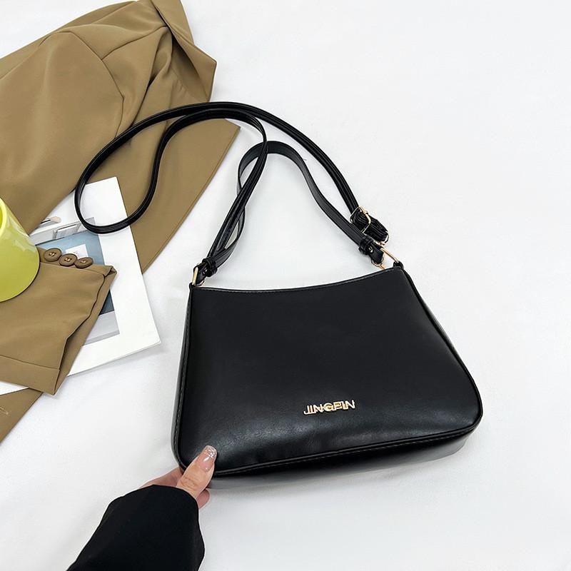 Trendy Spring Solid Color Underarm Bag For Women Chic Stylish Shoulder Bag