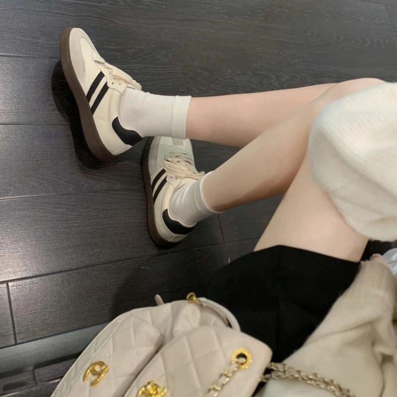 Large size casual matte board shoes spring and autumn women's new sports versatile retro single shoes student board shoes women's shoes