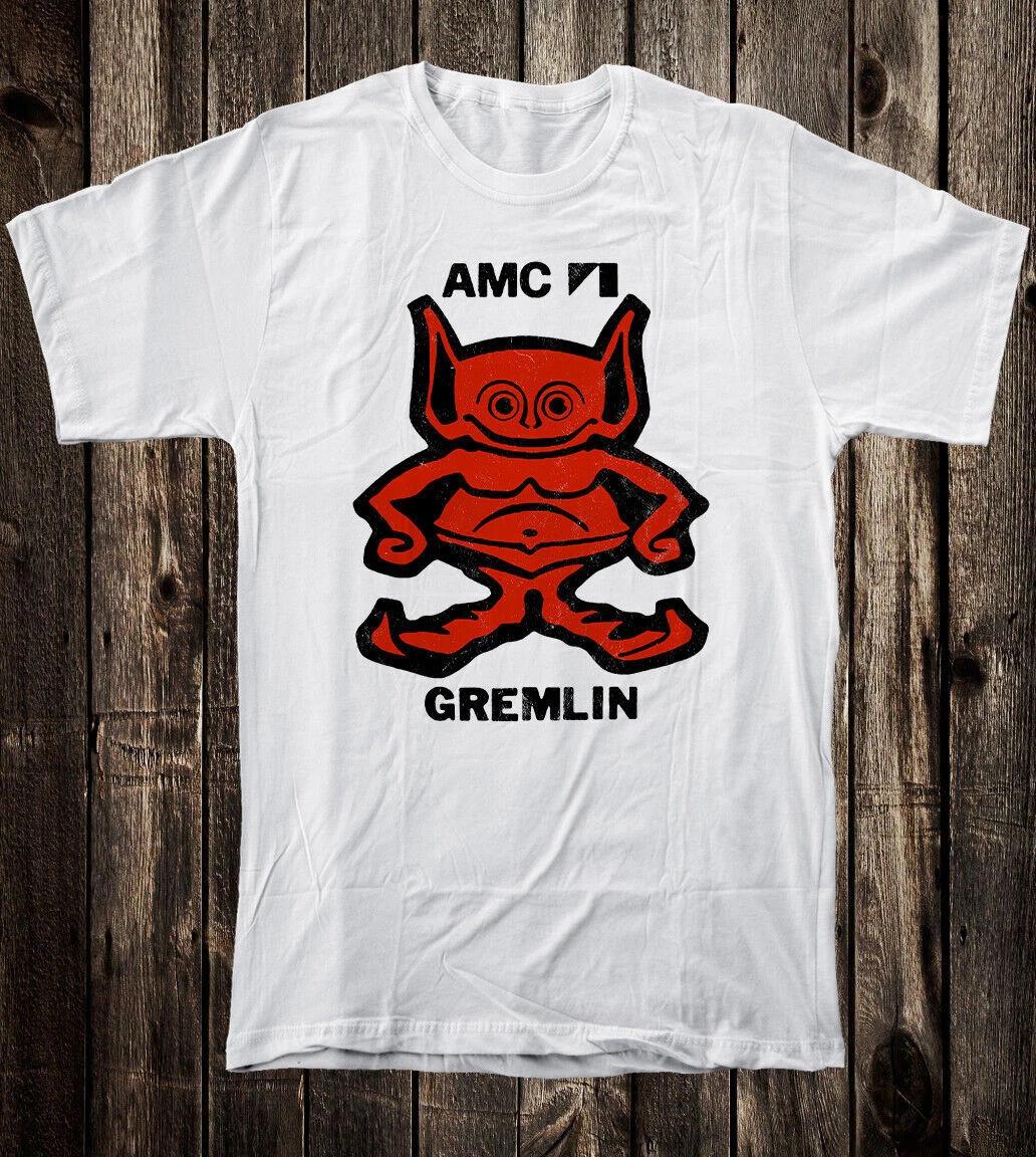 Retro Ad Art Tee T Shirt Vtg Cotton AMC Gremlin Speed Shop Drag Race Hot Rod 2XL