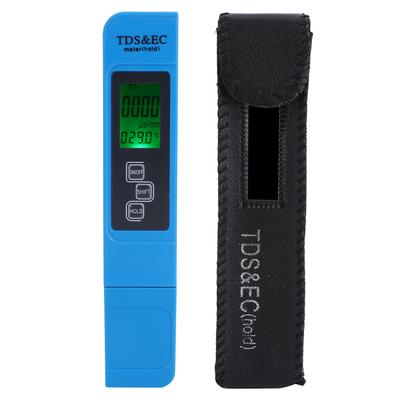 Tragbares Stift-Typ Digitales TDS EC Meter Elektrischer Leitfähigkeitstester Wasserqualitätstest Hintergrundbeleuchtung