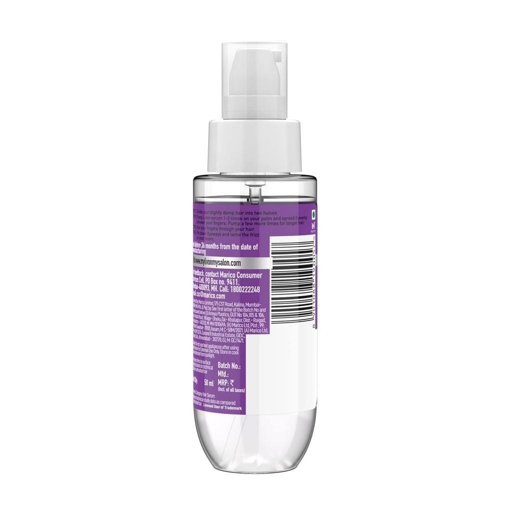 Livon Hair Serum For Women Dry And Rough Hair With Argan Oil Vitamin E 50ml Long Lasting Frizz Free Smoothness And Salon Finish Shine