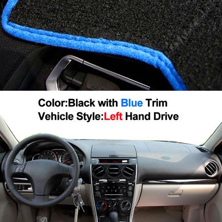 2 Layer Car Inner Dashboard Cover Sun Shade Pad For Mazda 6 MPS / Atenza 6 Mazdaspeed 2003 2004 2005 2006 2007 2008 Dashmat Pad