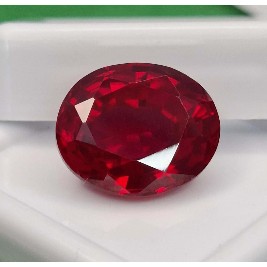 Stunning Mozambique Red Ruby Natural Oval Cut 10-12 Ct Certified Loose Gemstone