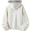 Men Women Cardigan Hooded Sweatshirt Fall Outdoor Running Sport  Cardigan Jacket Outdoor Warm Casual Sweatshirt