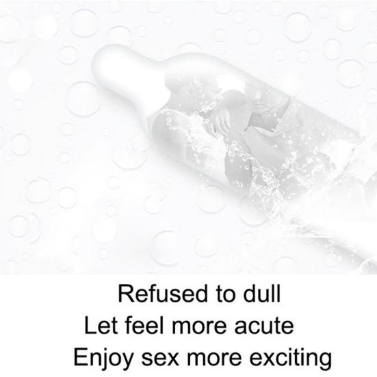 10Pcs Ultra Thin Latex Adult Contraception Hyaluronic Acid Lubricating Condoms