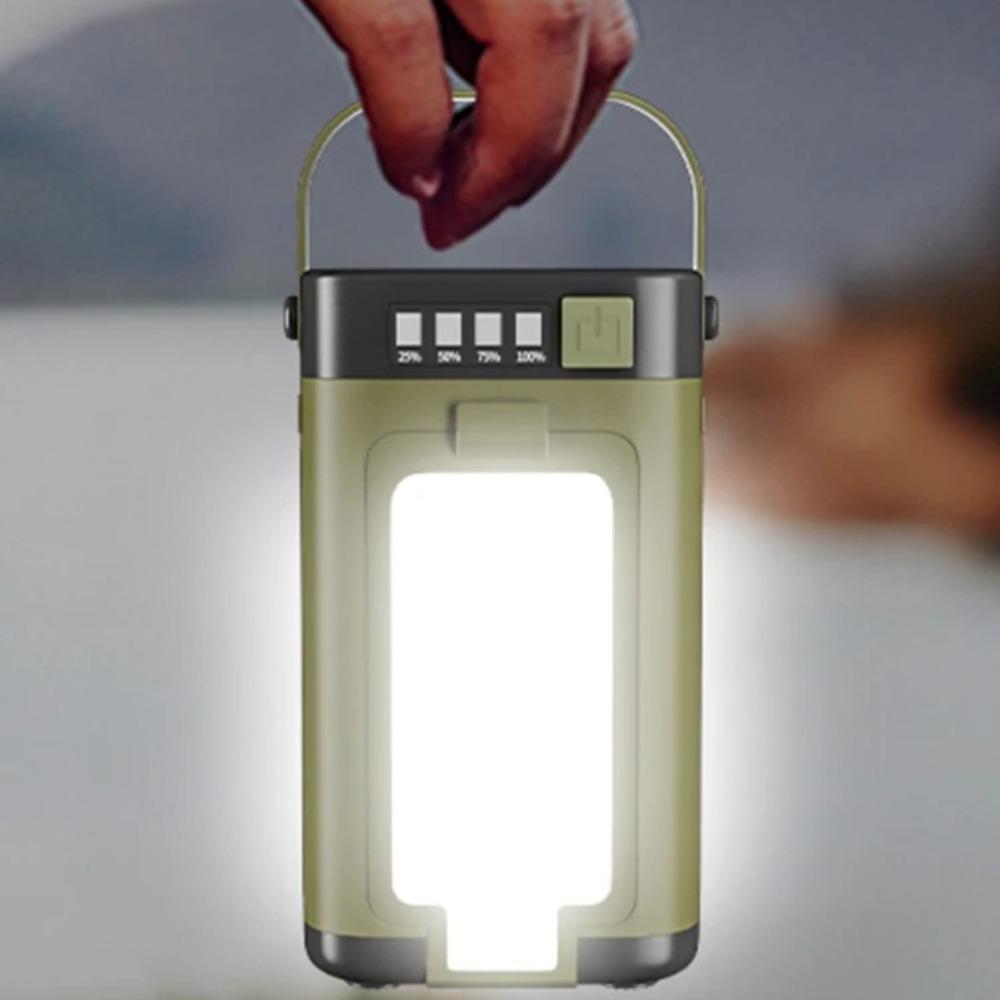 Solar Camping Lantern Foldable Camping Light Waterproof Rechargeable Lantern LED Tent Light for Camping Hiking Fishing Emergency