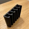 Under Cabinet Food Container Lid Organizer Drill Free 4 Slots Multifunctional Kitchen Storage Holder for Pantry RV Apartment
