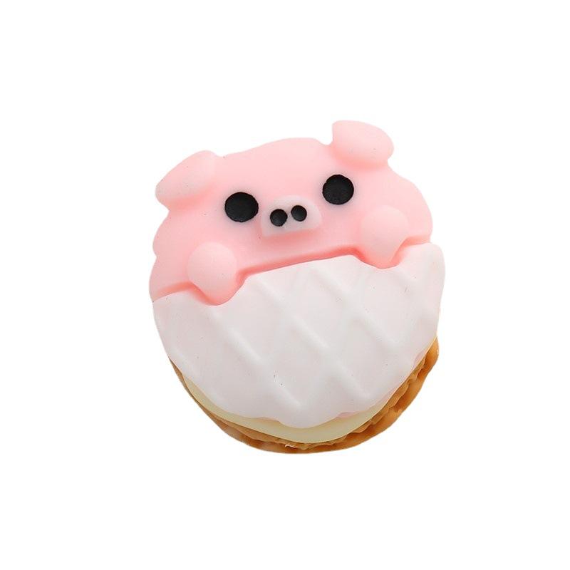 3D Double-Sided Macaron Resin DIY Accessories: Cream Glue Phone Case, Hair Clip, Pendant Toy