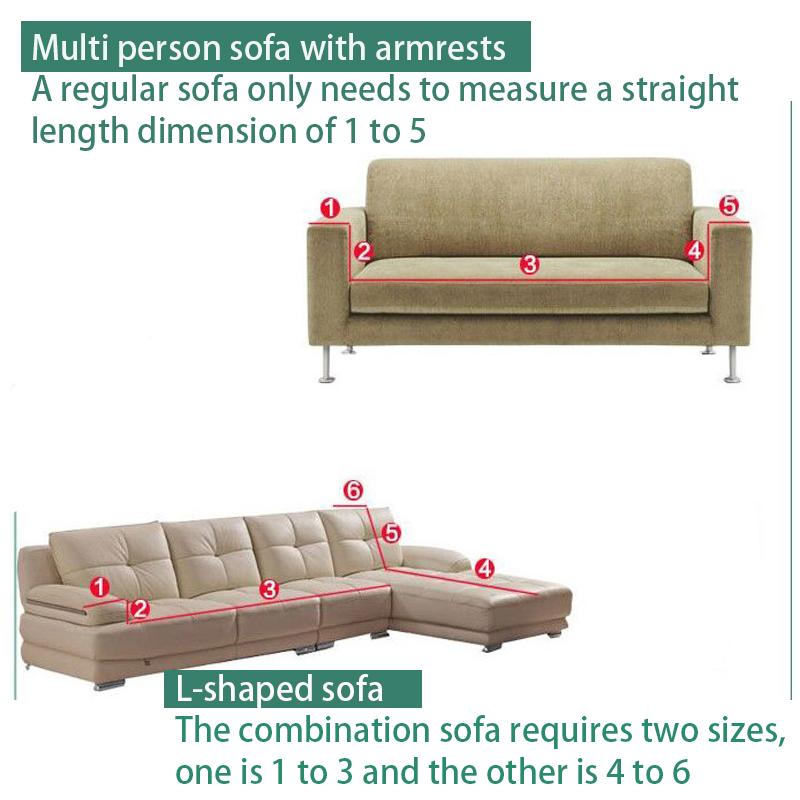 Romantic Seersucker Elastic Sofa Cover Adjustable High Stretch Slipcover Furniture Protector For Living Room Bedroom Home Decor