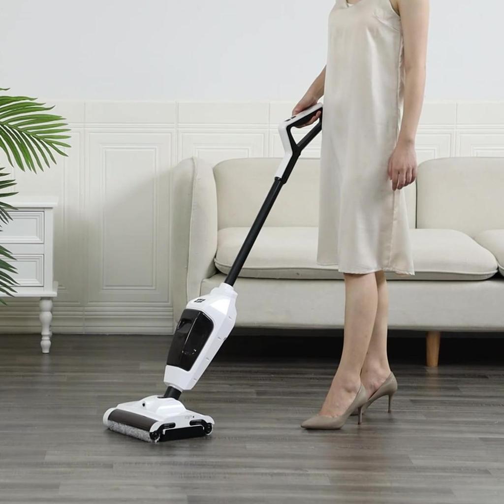 Complete Cordless Wet Dry Vacuum Floor Cleaner and Mop, One-Step Cleaning for Hard Floors