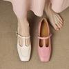 New Women's Fashion Single Shoes Four Seasons Wear One Pedal Flat-soled Single Shoes Casual New Large Size Shoes Shallow Mouth Women's Shoes