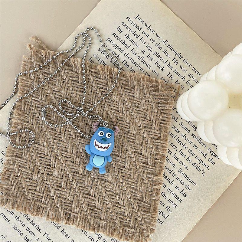 New Disney Toy Story Woody Buzz Lightyear Alien Anime Cartoon Necklace Creative Personality Clavicle Chain Clothing Accessories