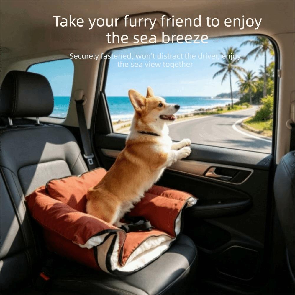 Fixable Pet Travel Bed Warm Portable Pet Bed Comfort Pet Car Seat  Car Travel