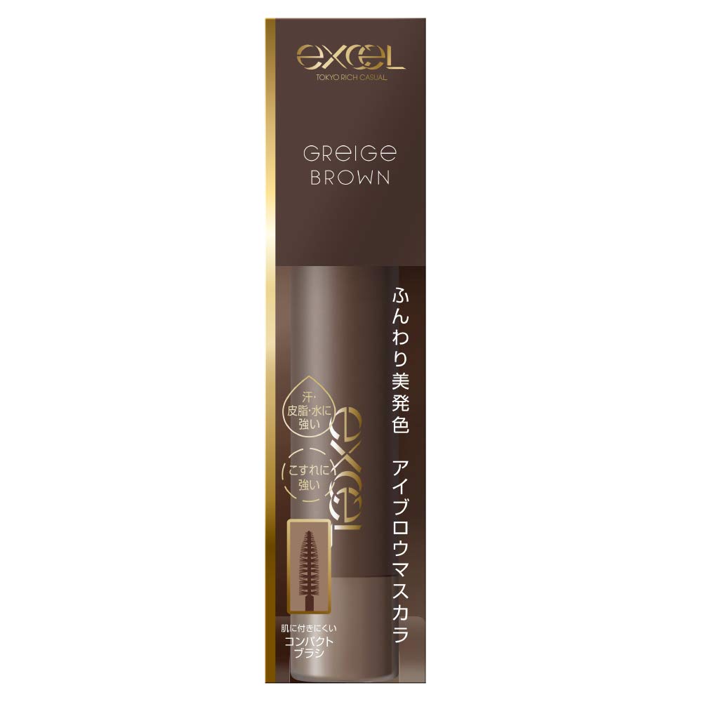

excel Color on Eyebrow CO05 Eyebrow Mascara (Greige Brown)
