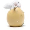 Cute Easter Rabbit Eggs Ornaments Resin Easter Bunny Holding Flower Ornaments Happy Easter Party Decoration Easter Gift