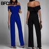 Moda Donna Casual Tinta Unita Stampa Estate Primavera Manica Corta Bretelle Pantaloni Tute & Rompers