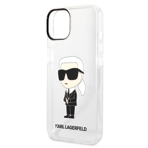 Etui Do iPhone 14 Plus Karl Lagerfeld Ikonik Transparentne
