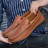 Men's Shoes Casual Formal Loafers Moccasins Italian Breathable Slip on Male Boat Shoes