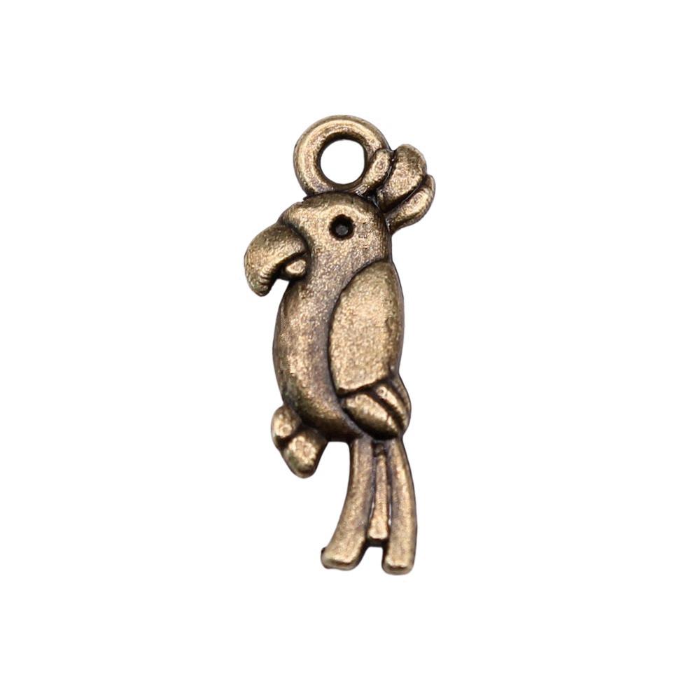 Flamingo Charms Antique Alloy Pendants For Bird Themed Jewelry Making