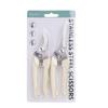 2Pcs Pruning Shears Stainless Steel Garden Shears Handheld Gardening Scissors