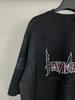 Paris SS24 High Version T-Shirt: Inverted Night View, Graffiti & Gradient Design
