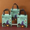 Cartoon Halloween Non-woven Handbag Printed Pumpkin Creative Bag Trendy Halloween Gift Bag  Gifts